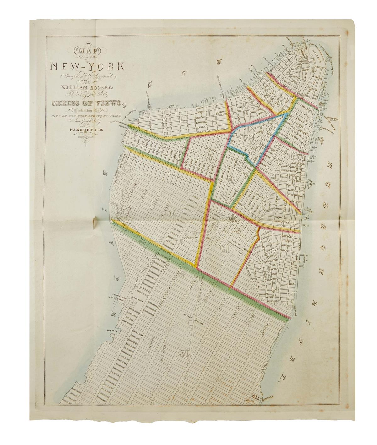 (NEW YORK CITY.) Fay, Theodore. Views in New-York and its Environs.